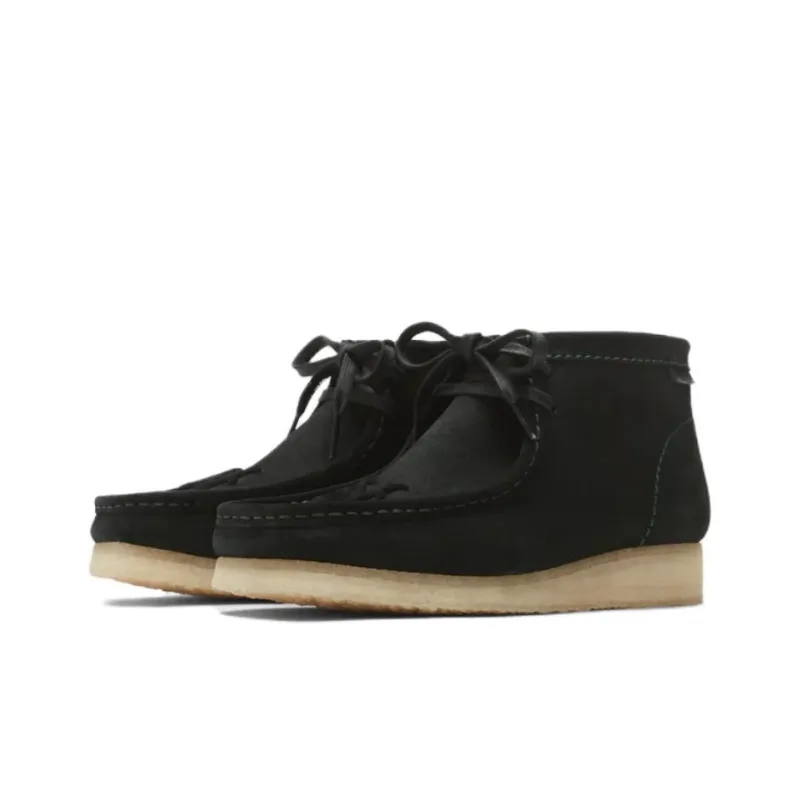 Clarks x KITH Anti-Slip Wear-Resistant High-Top Casual Shoes Unisex Black-3