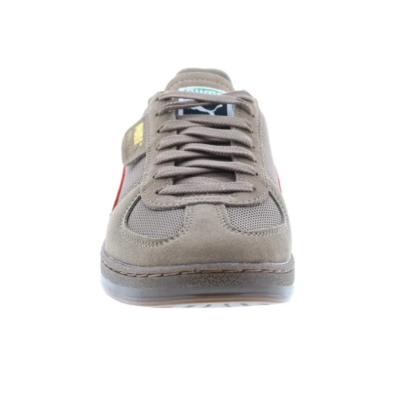 PUMA Slip Resistant, Lightweight, And Breathable Low Top Skateboard Shoes Men's Brown-4