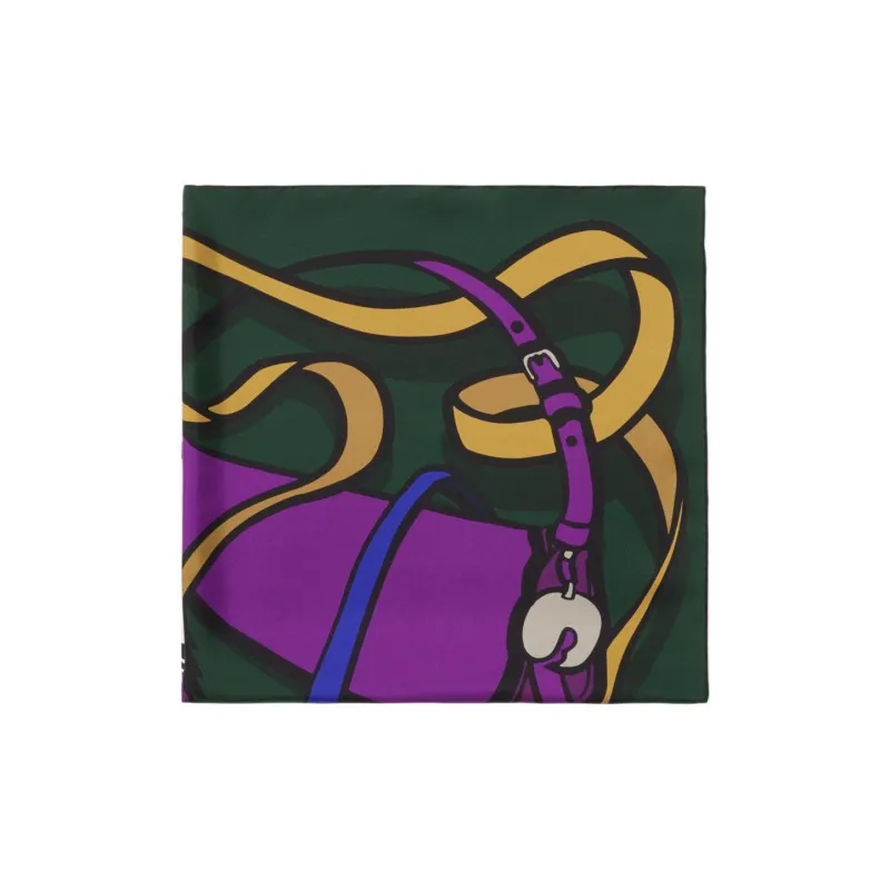 Burberry Bags Motif Silk Scarf-1