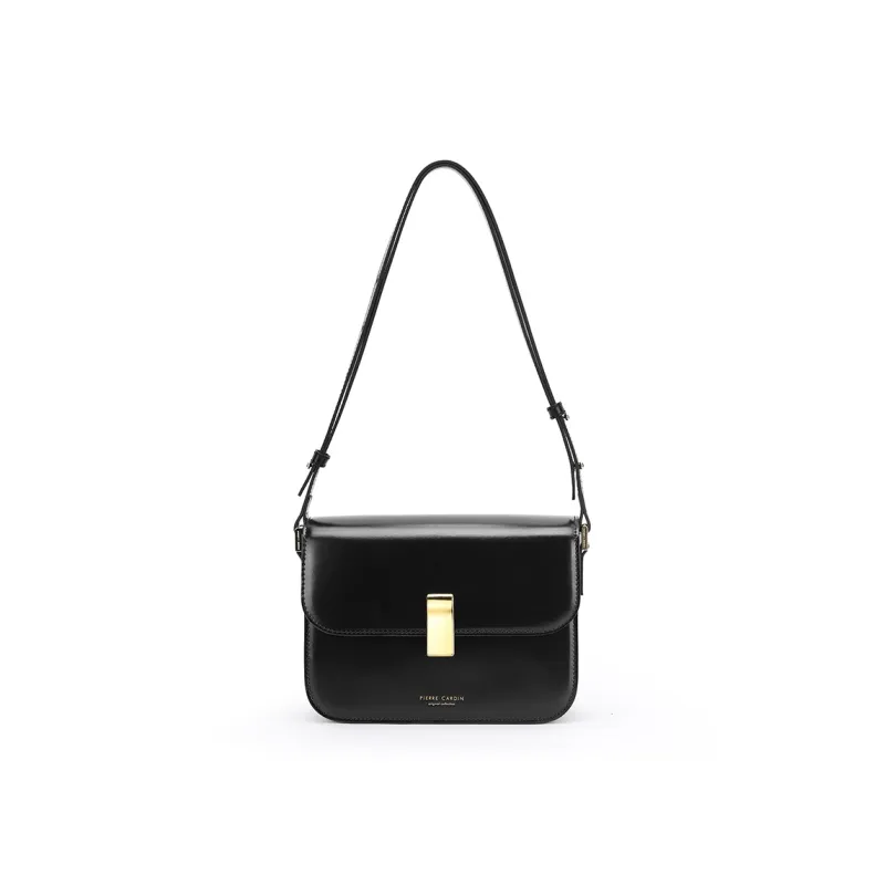 PIERRE CARDIN Classic Crossbody Bag, Shoulder Bag Women's Black/Brown/Ecru-1