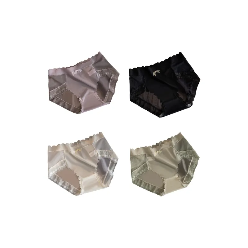 Flowers In Water Underpants Women's 4 Pack-4