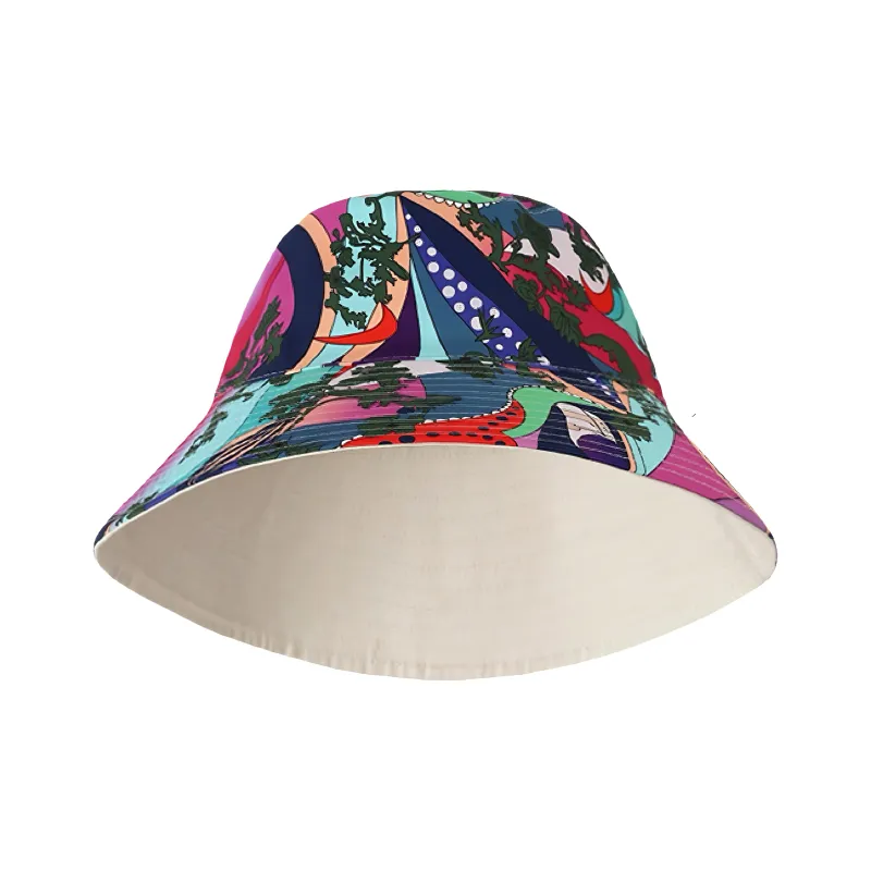 KTKTII Polyester Bucket Hats Unisex-5
