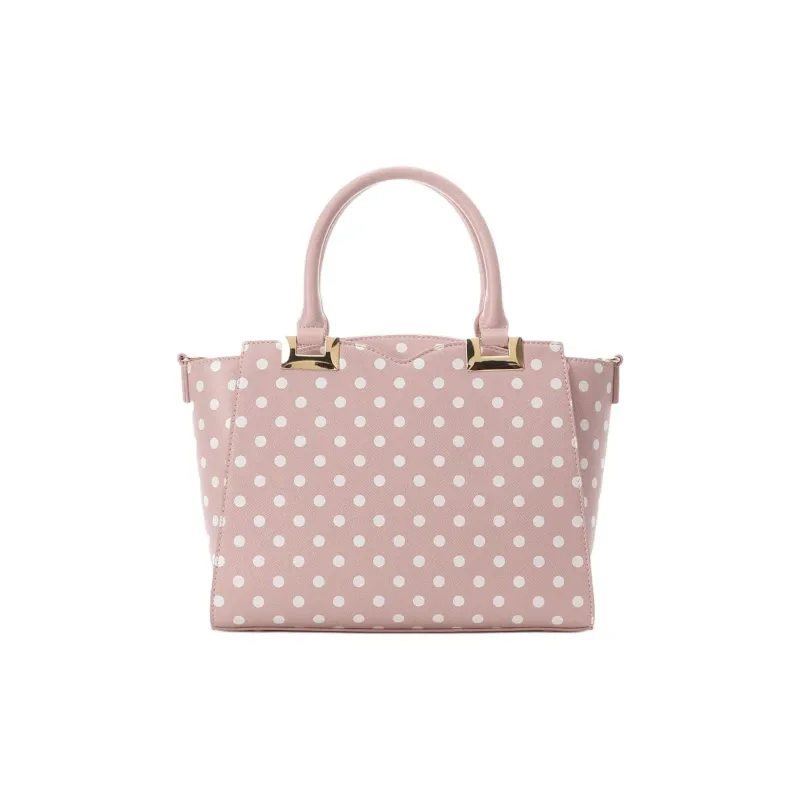 SAMANTHA THAVASA Synthetic Leather With Polypropylene And Nylon Handbag Women's Pink-4
