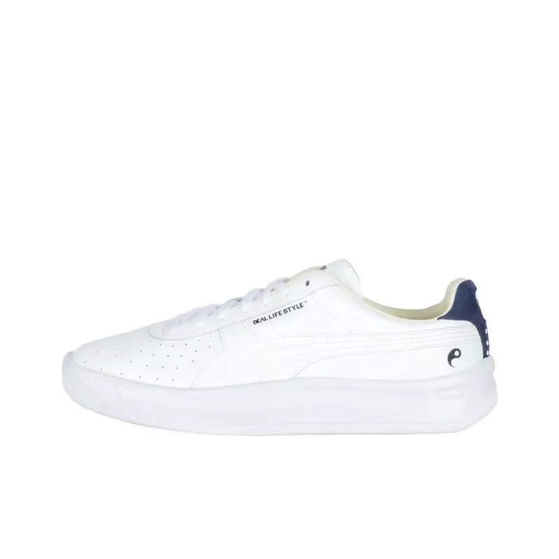 Deal LifeStyle x PUMA GV Special Coverage Wear-Resistant Low-Top Skateboard Shoes Men's White Blue-2