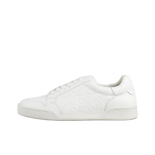 Sandro Low Top Skateboard Shoes Men's White