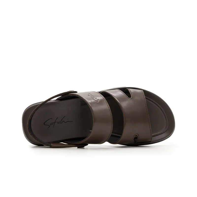 Satchi Strap Sandals Men's Brown-3