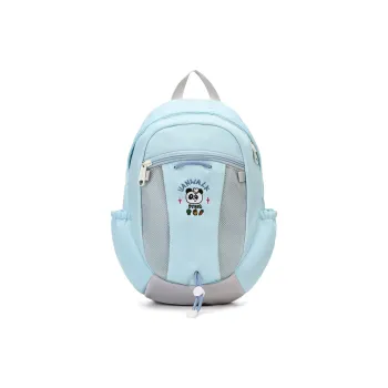 VANWALK Polyester Backpack Regular Unisex White/Blue/Yellow