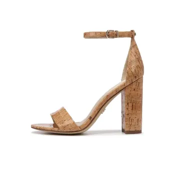 SAM EDELMAN One Strap Sandals 10cm Women's Linen