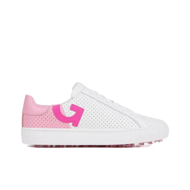 GFORE Low Top Skateboard Shoes Women's White Purple-1