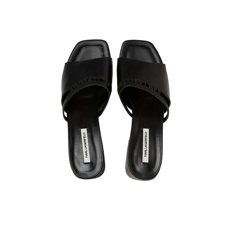 Karl Lagerfeld Plaza 55mm Leather Sandals Women's-3