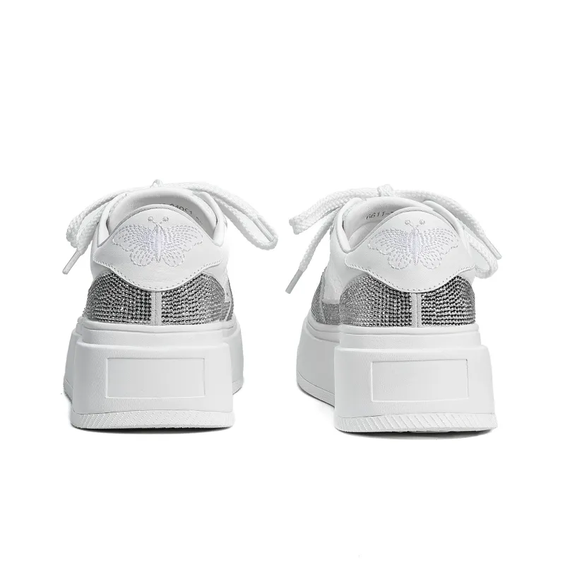 UanDi Cushioned Wear-Resistant Height Increasing Low-Top Skateboard Shoes Women's-11