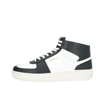 Sandro High Top Skateboard Shoes Men's Black White