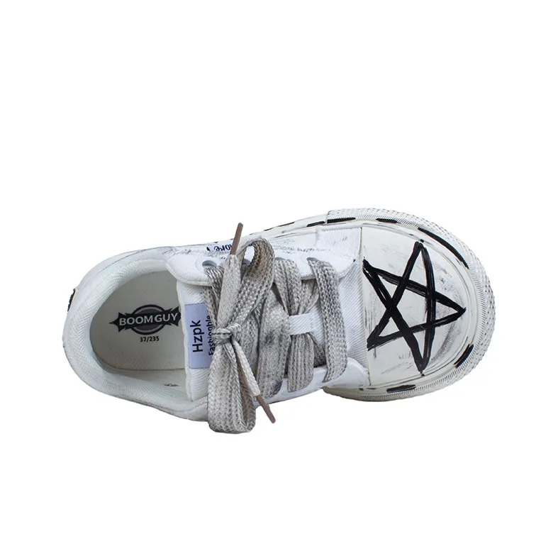 BOOM GUY Canvas Shoes Unisex Low Top White-3