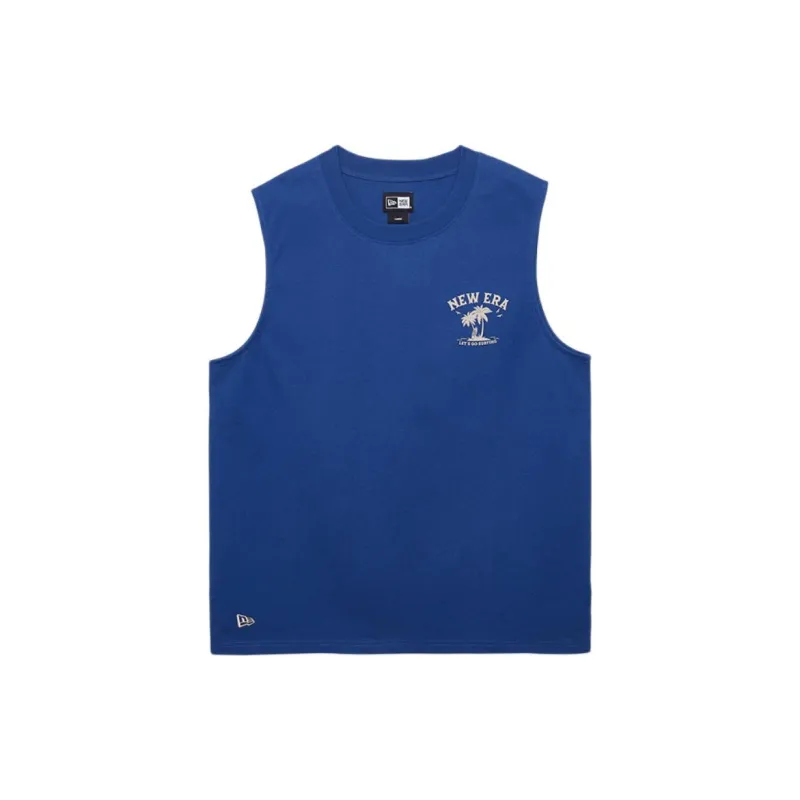 New Era Tank Tops Unisex Navy Blue-1