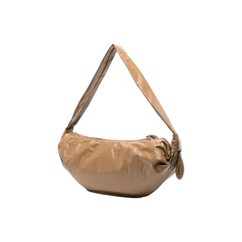 Lemaire Cow Leather Croissant Bag, Handbag, Shoulder Bag, Crossbody Bag Medium Size Women's Deep Ochre-2