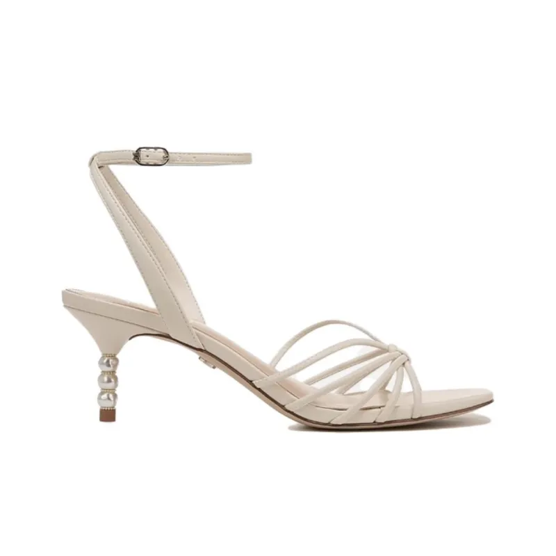SAM EDELMAN One Strap Sandals 6cm Women's Ivory-1