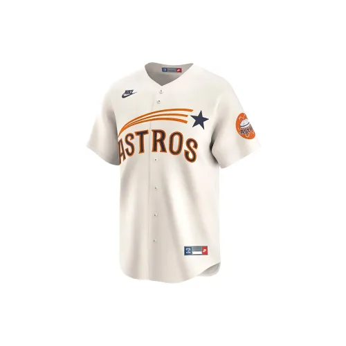 Nike Baseball Jerseys Men Cream