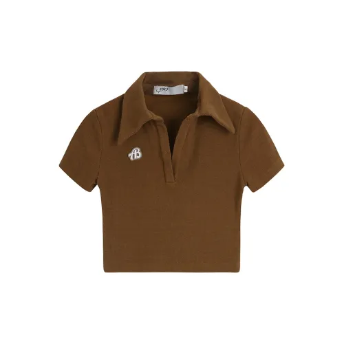 ETSE T-Shirts Women's Brown