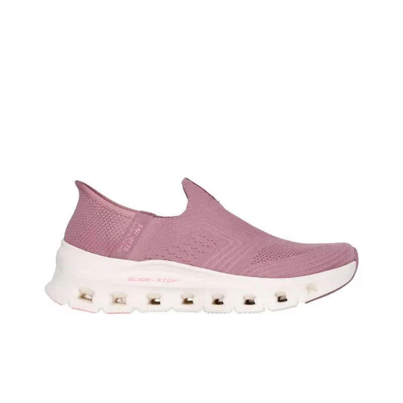 Skechers Slip Ins Anti Slip Wear Resistant Low Top Casual Shoes Women's Light Purple-1