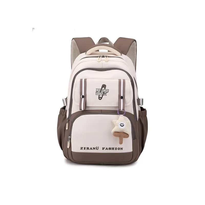 Natural Fish Nylon Backpacks Regular Women's Purple/Black/Brown/Mint Green/Red-7