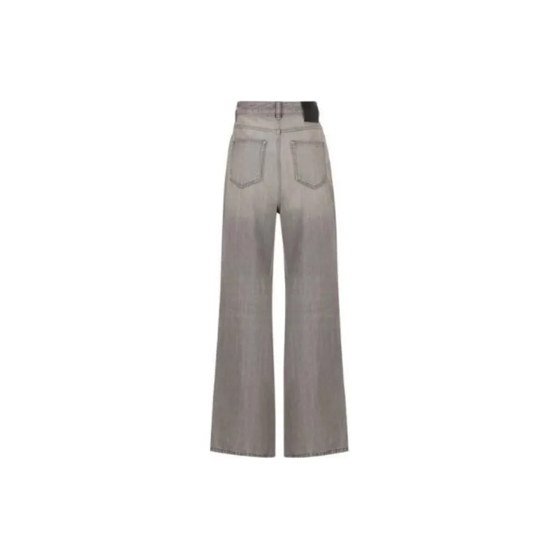 LOEWE High Waist Wide Leg Jeans-1