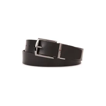 Tommy Hilfiger Cow Leather Belts Men's Width 3.5cm