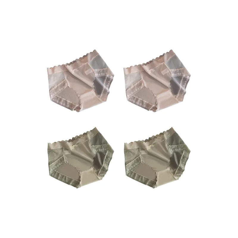 Flowers In Water Underpants Women's 4 Pack-21