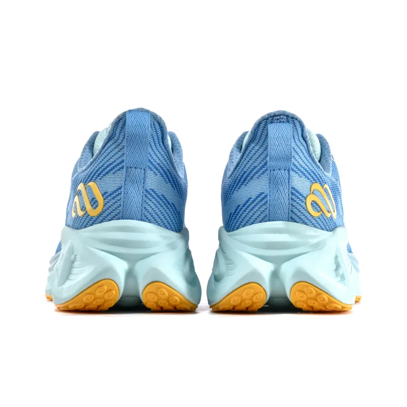 Mailesen Cushioned Slip Resistant Breathable Low Top Running Shoes Unisex Blue-4