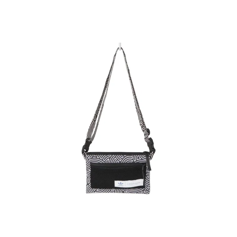 Adidas HIROKO Hiroko Collaboration Polyester Sports Sling Bag Regular Unisex Black-3