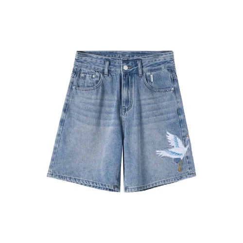 HIPPIEMISS Denim Shorts Women's Light Blue