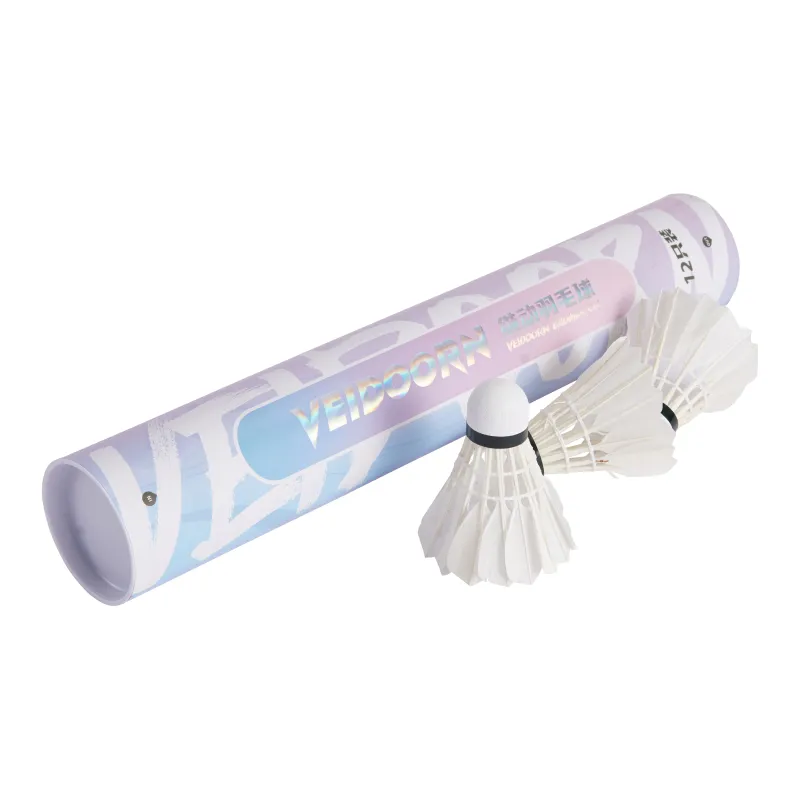 VEIDOORN Duck Feather Shuttlecock 12 Pack 6 Pack Duck Feather Shuttlecocks-6