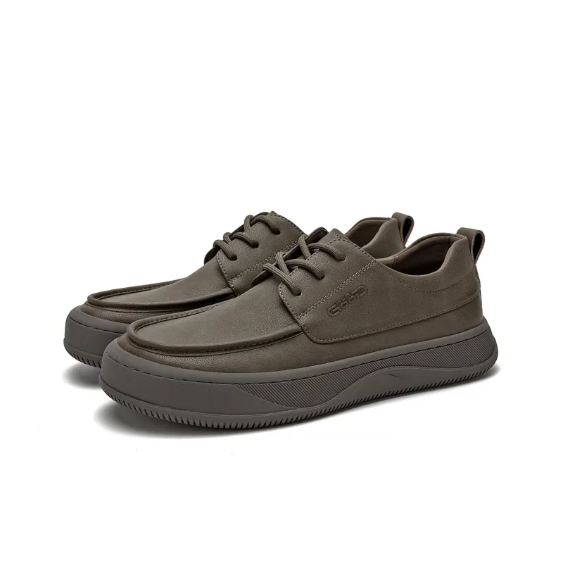 HLA Work Boots Men Low Top Khaki/Earth Yellow-1