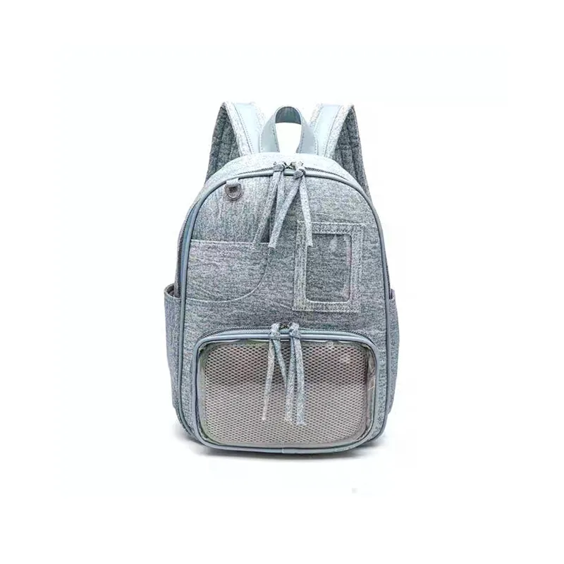 UNITE STAR Denim Commute Versatile Large Capacity Grain Backpack Medium Size Women's-0