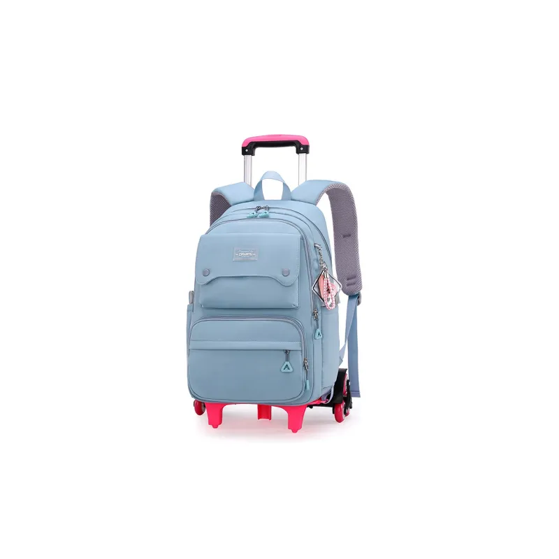 Natural Fish Nylon Backpack Regular Pink Purple Blue Gray Black-8