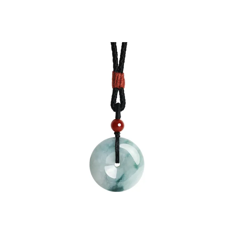 Purple Muli Glutinous Jade Jadeite Necklaces Unisex-0