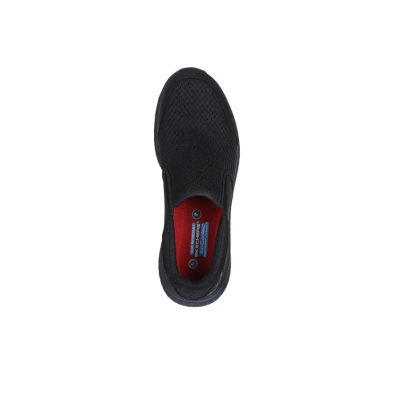 Skechers Work Slip-Resistant Breathable Low-Top Casual Shoes Men's Black-3