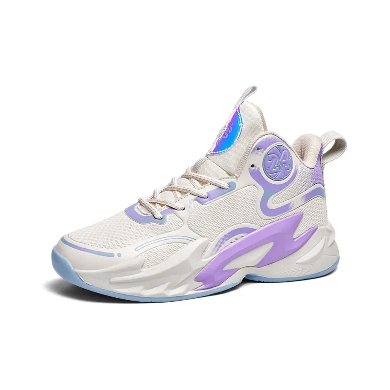 MUSNODO Cushioning, Slip Resistant, Abrasion Resistant, Breathable, Coverage, Rebound Mid Top Basketball Shoes Unisex-5