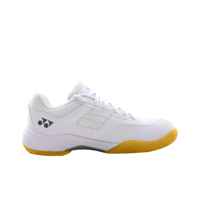 YONEX Power Cushion Coverage Wear-Resistant Cushioning Breathable Low-Top Badminton Shoes Unisex White Silver-1