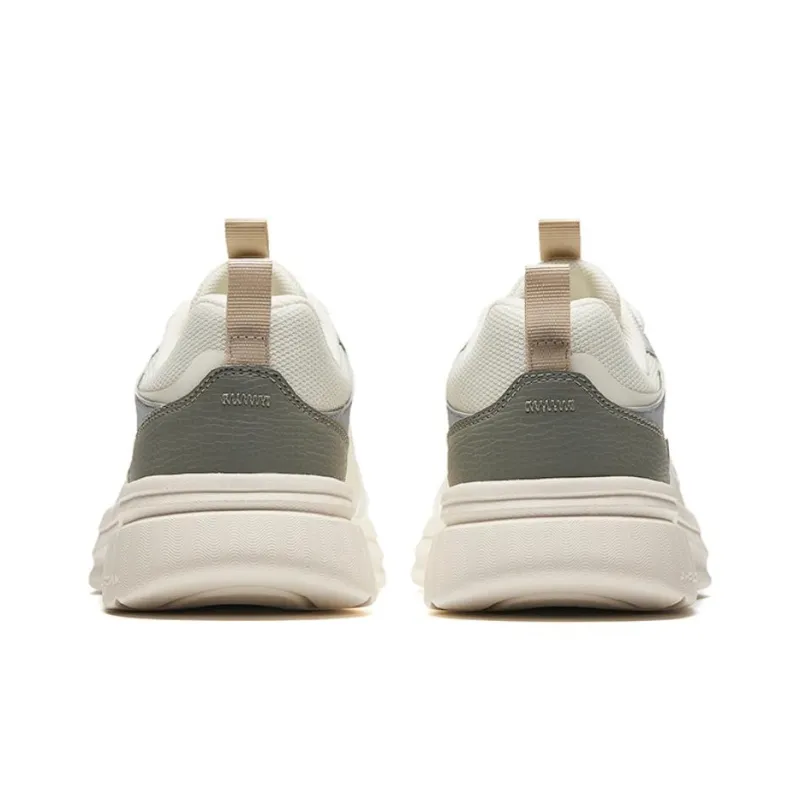 Anta Life Collection Cushioning Anti-Slip And Wear-Resistant Low-Top Casual Shoes Men's White Gray-3