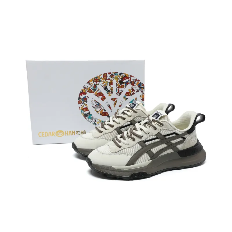 CEDAR HAN Breathable Height Increase Low Top Casual Shoes Unisex-27