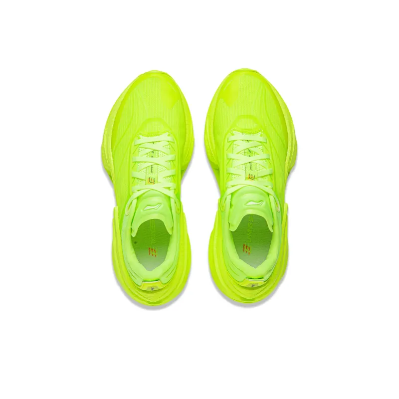 LiNing Shadow 3 ESSENTIAL Cushioning Support Rebound Low Top Running Shoes Men's Neon Green-4