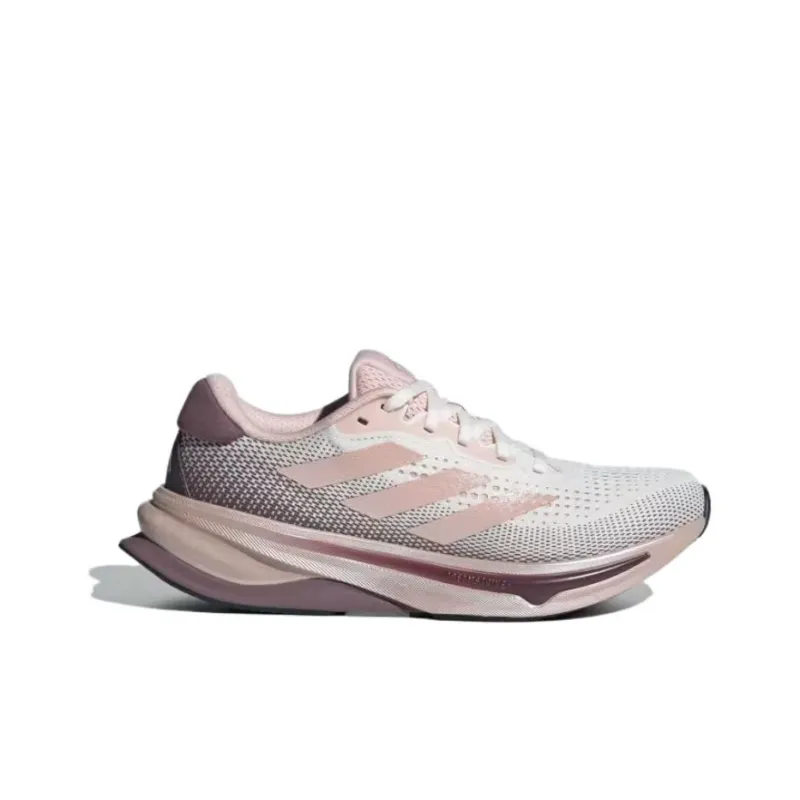 Adidas Supernova Slip Resistant And Abrasion Resistant Support Low Top Casual Running Shoes Women's Pink-1