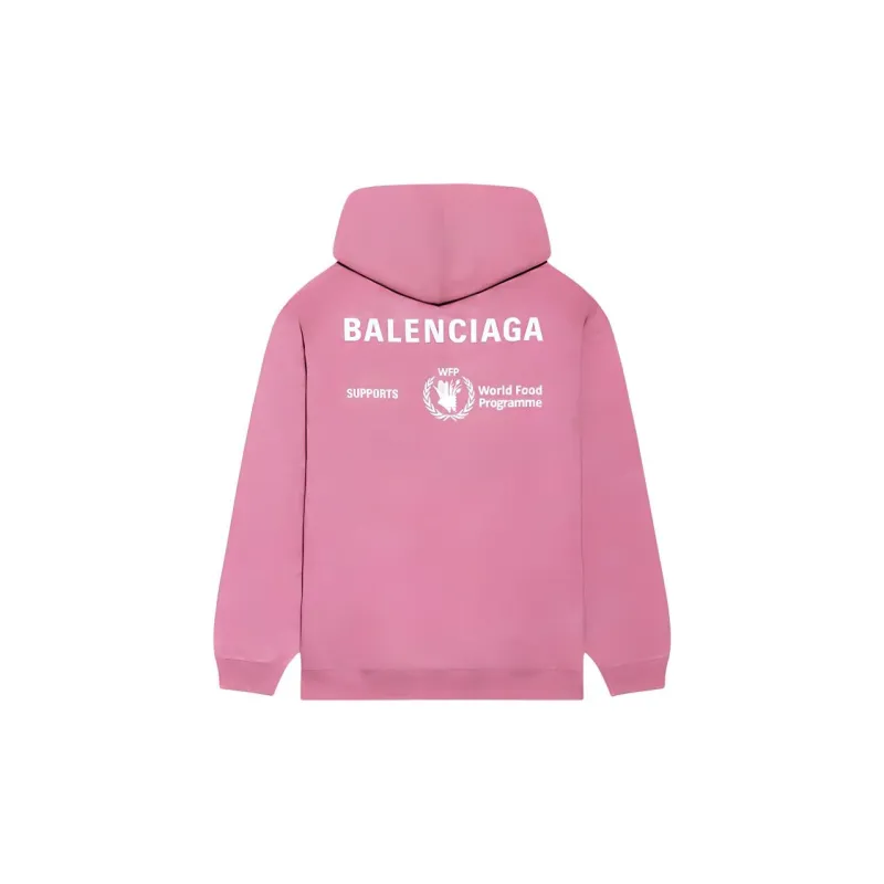 Balenciaga Sweatshirt Loose Fit Style Women's Pink-1