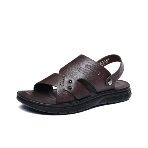 AOKANG Trend Series Beach Sandals Men Brown