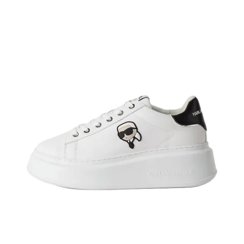 KARL LAGERFELD / Karl Lagerfeld Jeans Ikon Nft Kapri Leather Sneakers Women's
