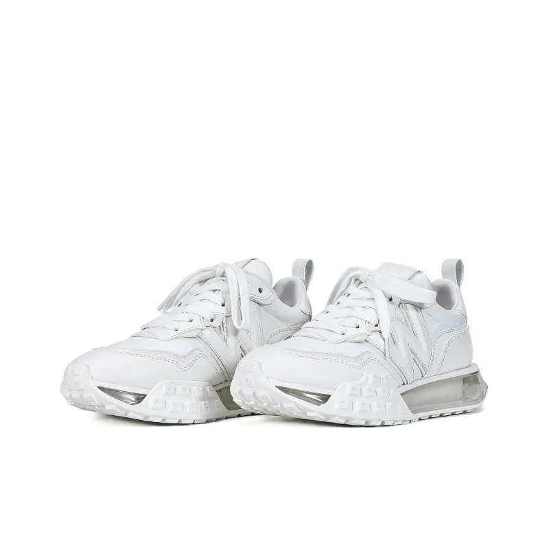 UanDi Cushioned Slip-Resistant Abrasion-Resistant Low-Top Casual Running Shoes Women's Apricot White-7