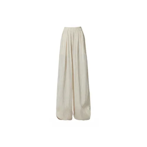 Enhanced Casual Pants Women's Apricot