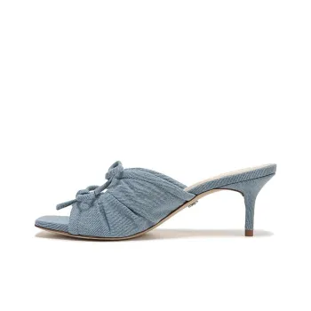 SAM EDELMAN Slide Slippers Women's Denim Blue