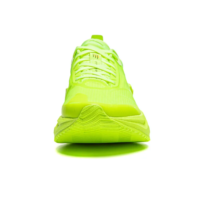 LiNing Shadow 3 ESSENTIAL Cushioning Support Rebound Low Top Running Shoes Men's Neon Green-3