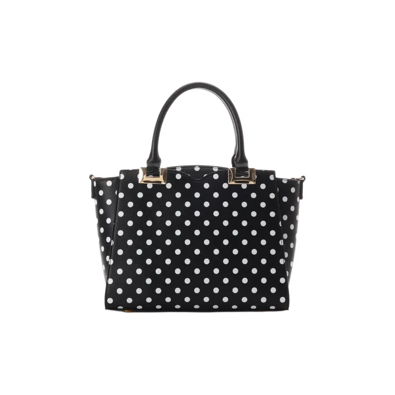 SAMANTHA THAVASA Synthetic Leather With Polypropylene And Nylon Handbag Women's Black-4